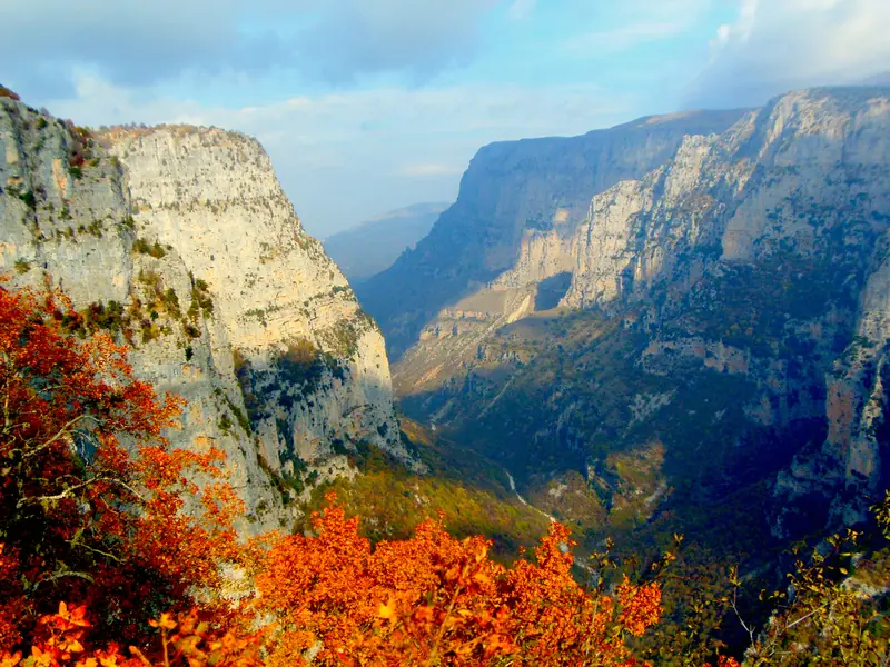 Vikos Gorge, Zagori: the setting of Aristi Mountain Resort (not a photo of the property)