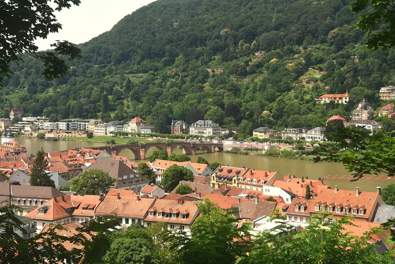 Heidelberg Philosophenweg vom Burgweg, at Active & Discovery on the Rhine Southbound (WAW)
