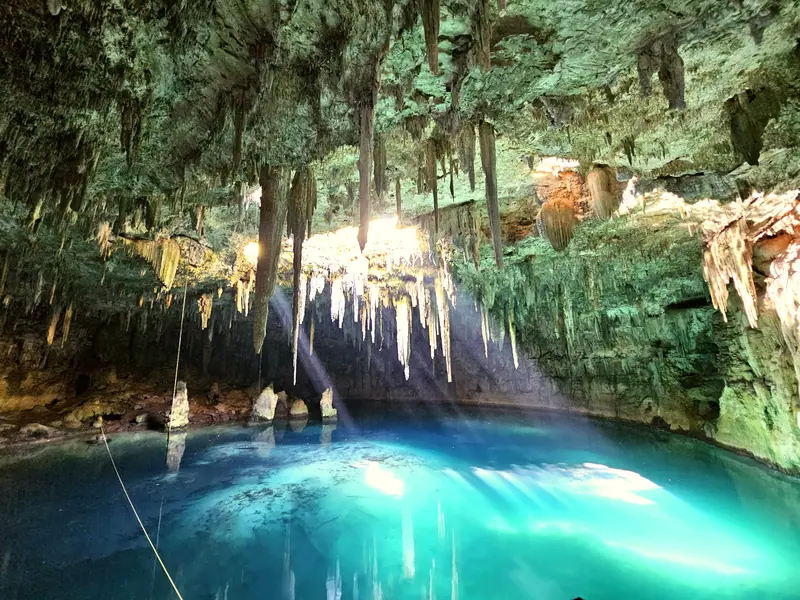 Yucatán cenote, Mexico: the setting of Chablé Yucatán (not a photo of the property)