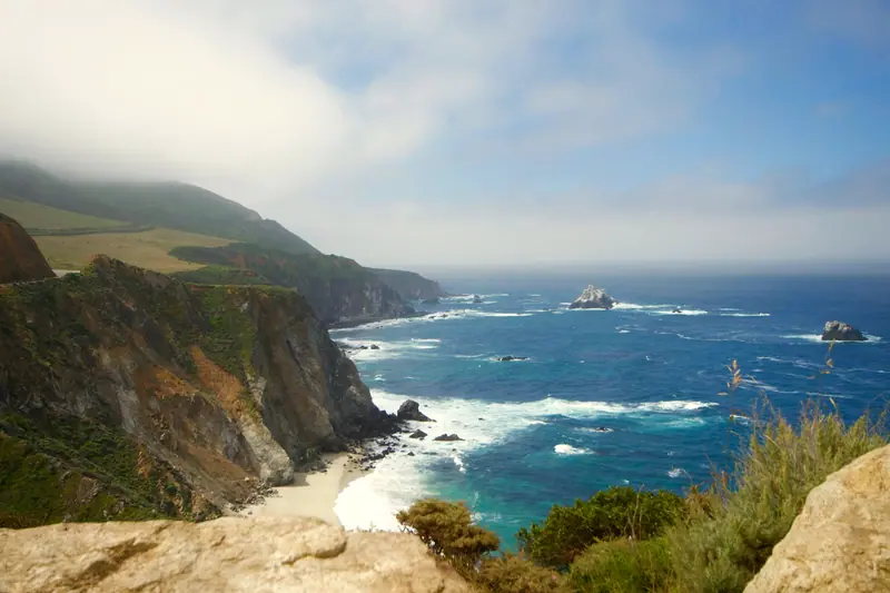 Big Sur coast: the setting of Esalen (not a photo of the property)