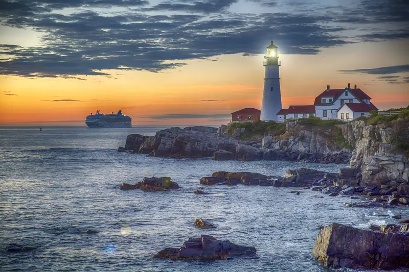Cape Elizabeth, Maine: the setting of Inn by the Sea (not a photo of the property)