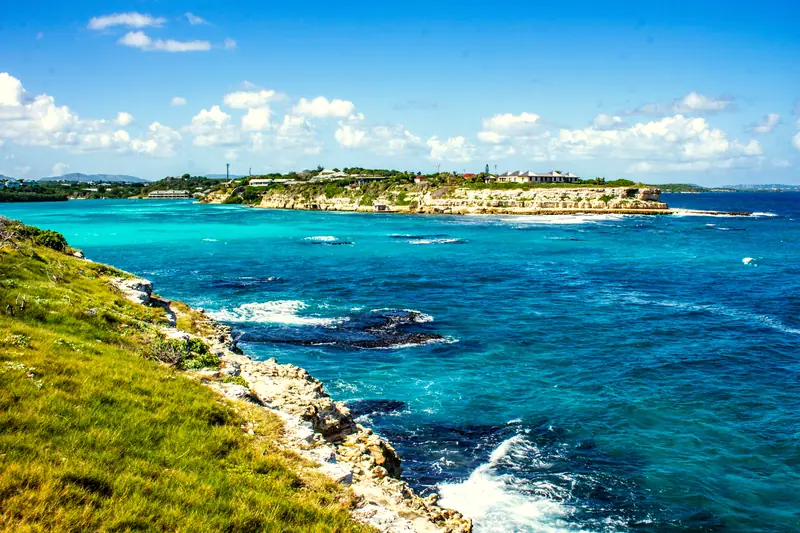 Antigua coast: the setting of Jumby Bay Island (not a photo of the property)