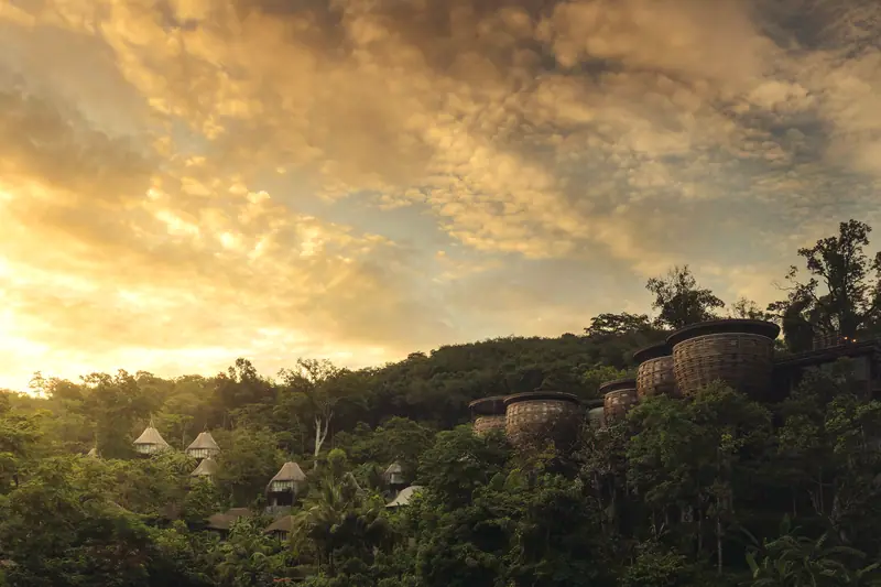 Keemala Resort Overview at Sunrise