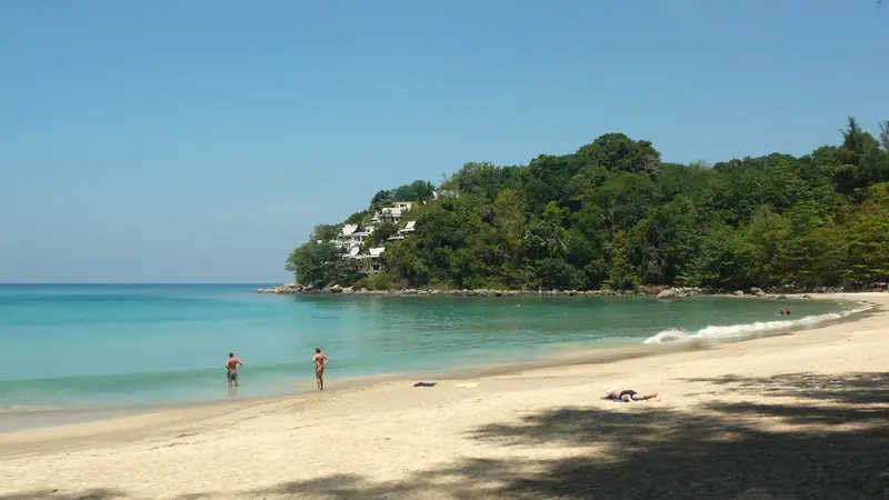 Calm turquoise water at Kamala Beach, Phuket