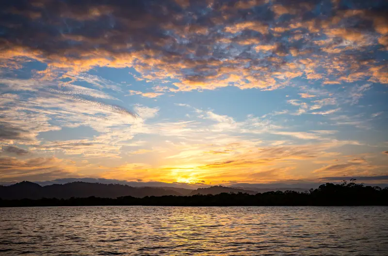 Sunset at Nyara Bocas Del Toro, Panama, at Nayara Bocas del Toro