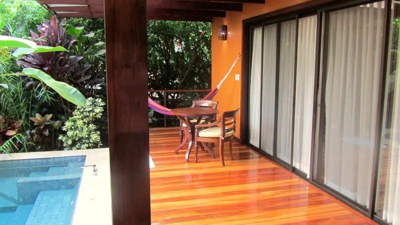 Private volcanic plunge pool at Nayara Springs Hotel, Arenal