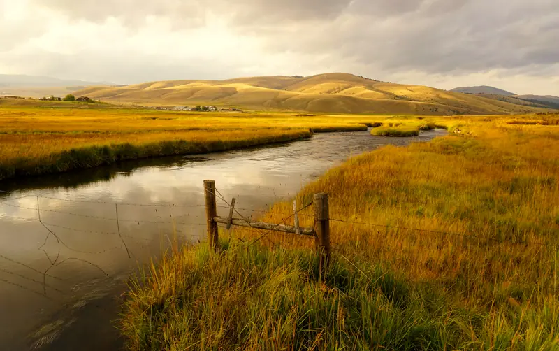 Blackfoot River country, Montana: the setting of The Resort at Paws Up (not a photo of the property)