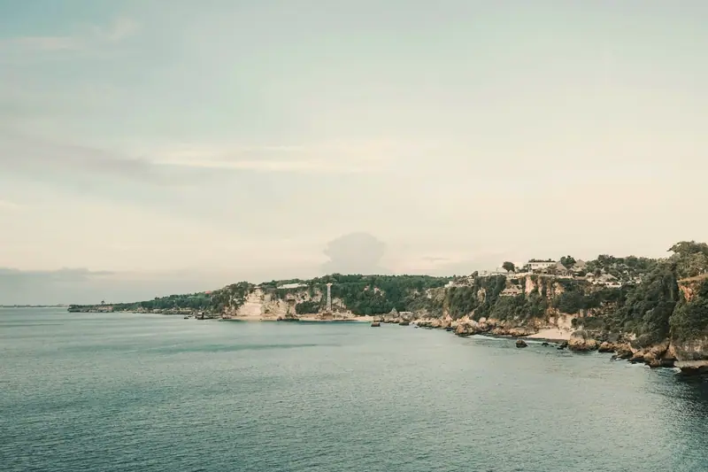Balangan Beach, Bali's Bukit Peninsula: the setting of Raffles Bali (not a photo of the property)