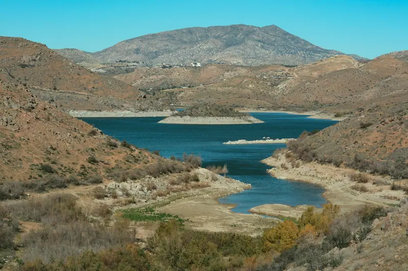 Presa El Carrizo, near Tecate: the setting of Rancho La Puerta (not a photo of the property)