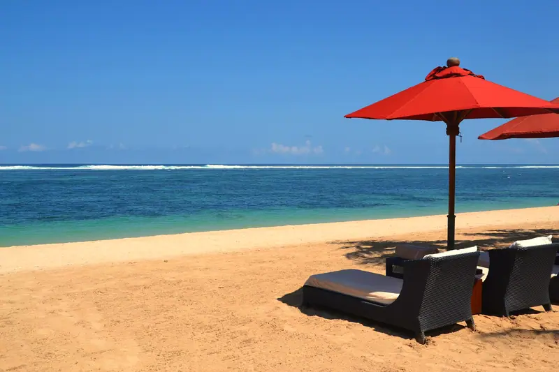 St Regis beach, at The St. Regis Bali Resort