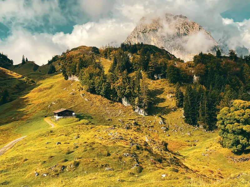 Wilder Kaiser, Tyrol: the setting of Bio- and Wellnessresort Stanglwirt (not a photo of the property)