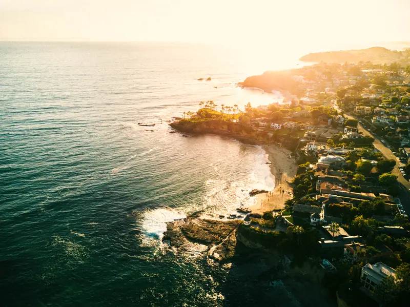 Laguna Beach, California: the setting of The Pearl Laguna (not a photo of the property)