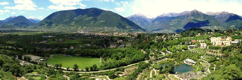 The Gardens of Trauttmansdorff Castle above Merano